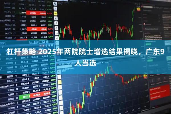 杠杆策略 2025年两院院士增选结果揭晓，广东9人当选